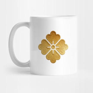 Gold Hana Kaku Kamon Mug